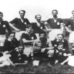 Die Mannschaft bei einem Freundschaftspiel in Ittlingen (1948)
